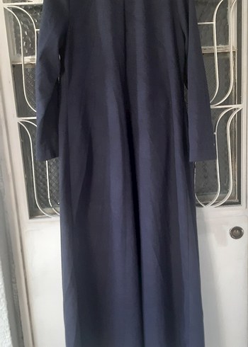 Lacivert Uzun Pardesü - Görsel 15