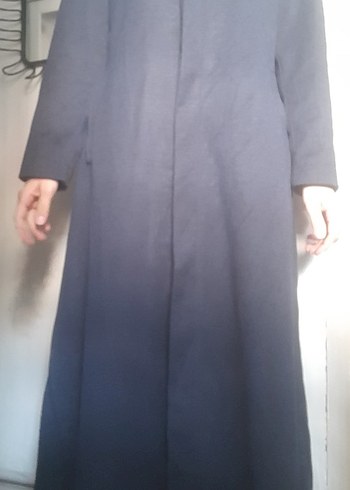 Lacivert Uzun Pardesü - Görsel 3