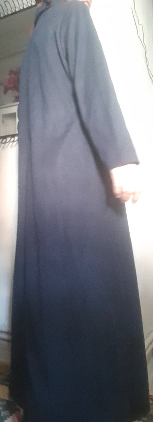 Lacivert Uzun Pardesü - Görsel 4