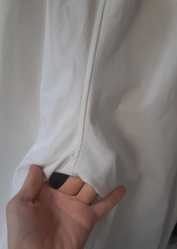 Beyaz Jogger Pantolon - Görsel 7