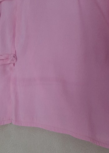 Pembe Kimono Gömlek - Görsel 4