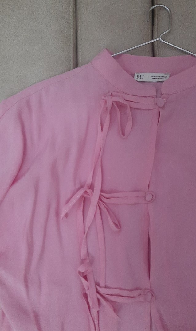 Pembe Kimono Gömlek - Görsel 3