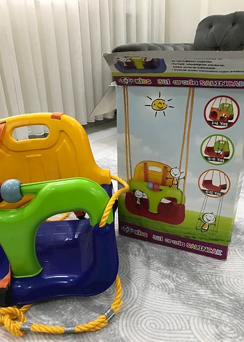 Renkli Çok Amaçlı Bebek Salıncak - Görsel 3