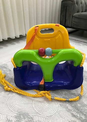 Renkli Çok Amaçlı Bebek Salıncak - Görsel 2