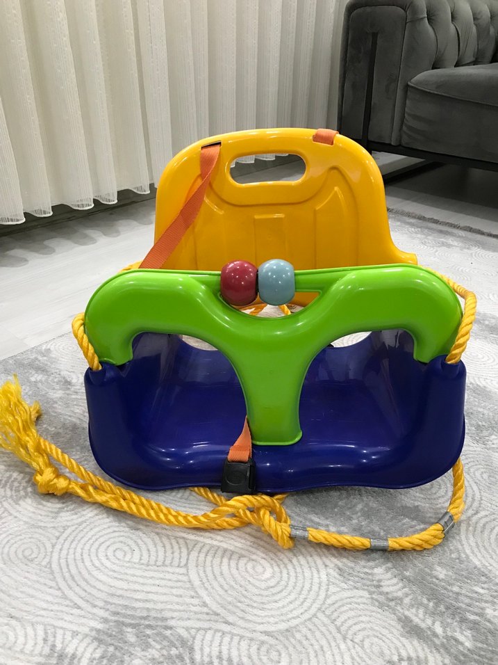 Renkli Çok Amaçlı Bebek Salıncak - Görsel 2