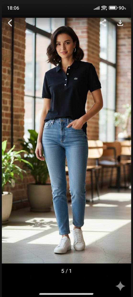 Erkek Siyah Kısa Kollu Polo Tişört - Görsel 2