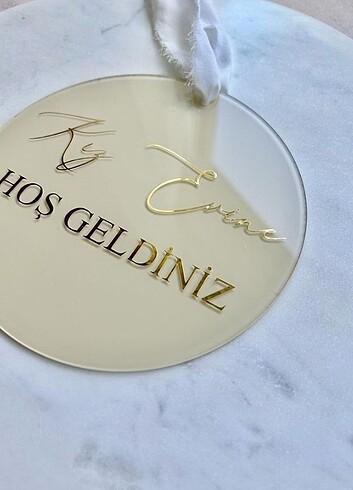 Kız Evine Hoşgeldiniz Kapı Süsü
