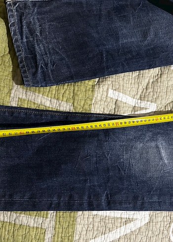 H&M Koyu Mavi Denim Erkek Jean - Görsel 6