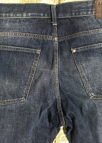 H&M Koyu Mavi Denim Erkek Jean - Görsel 2