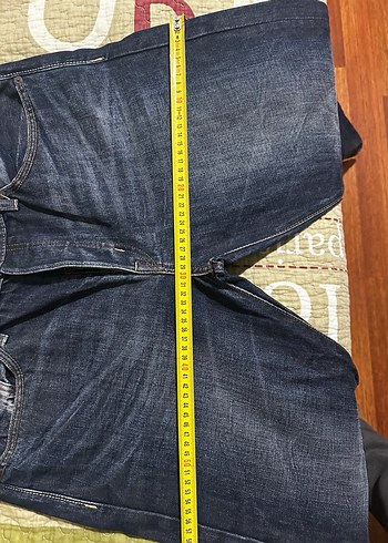 H&M Koyu Mavi Denim Erkek Jean - Görsel 4