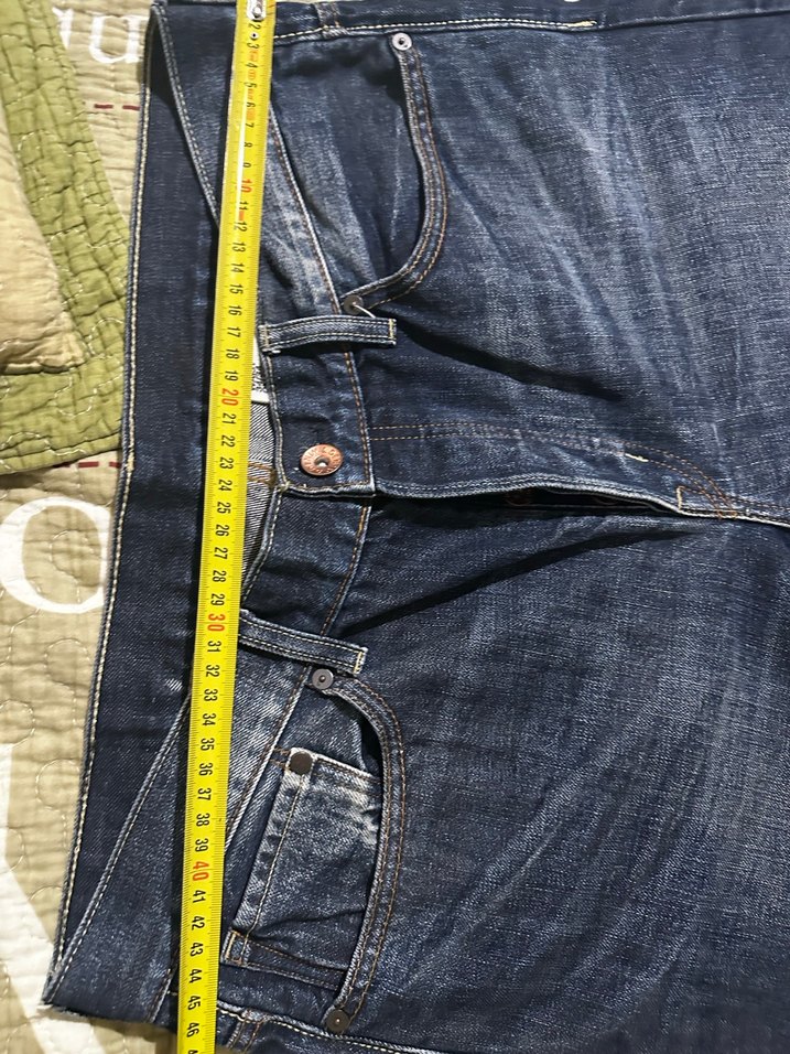 H&M Koyu Mavi Denim Erkek Jean - Görsel 3
