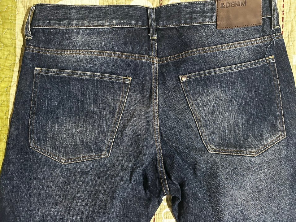 H&M Koyu Mavi Denim Erkek Jean - Görsel 2