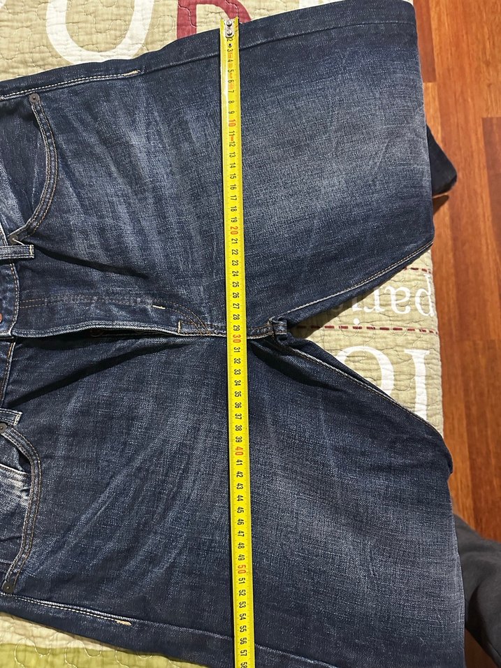 H&M Koyu Mavi Denim Erkek Jean - Görsel 4