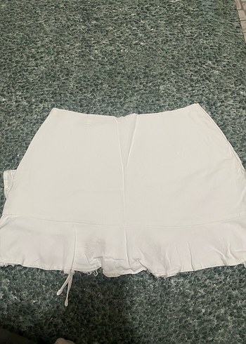 Stradivairus beyaz mini etek - Görsel 2