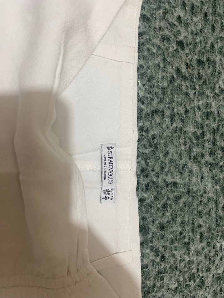 Stradivairus beyaz mini etek - Görsel 3