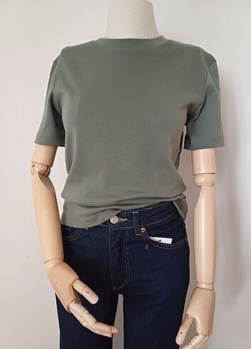 s Beden Haki Basic Tshirt