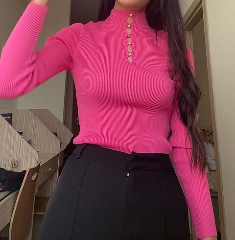 Pembe bluz