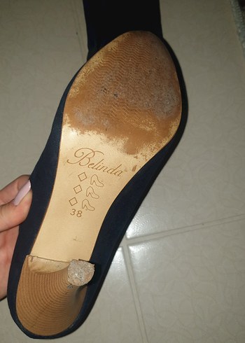 38 Beden lacivert Renk Lacivert Minimalist Stiletto Topuklu Kadın Ayakkabı