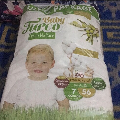 Turco 7 numara bebek bezi