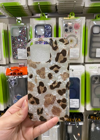 Kahverengi Pullu Bohem Telefon Kılıfı