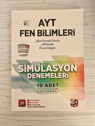 3D Ayt fen deneme