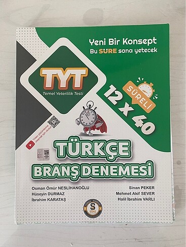 Güncel basım Türkçe denemesi