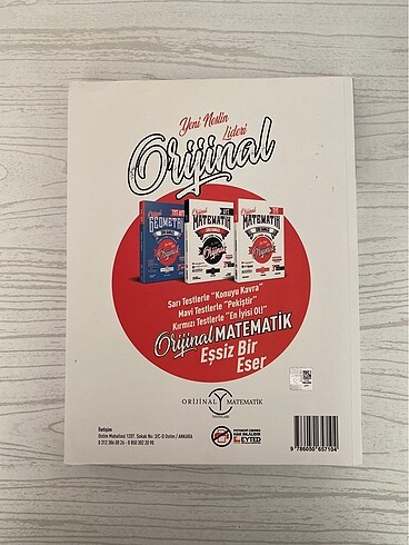 Beden Orijinal Ayt matematik