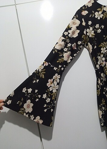 Zara Çiçekli Yazlık Elbise