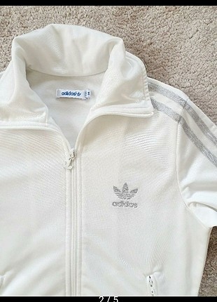 xs Beden beyaz Renk Adidas fermuarlı sweet 