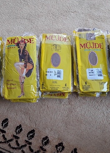 m Beden ten rengi Renk Müjde külotlu tül çorap