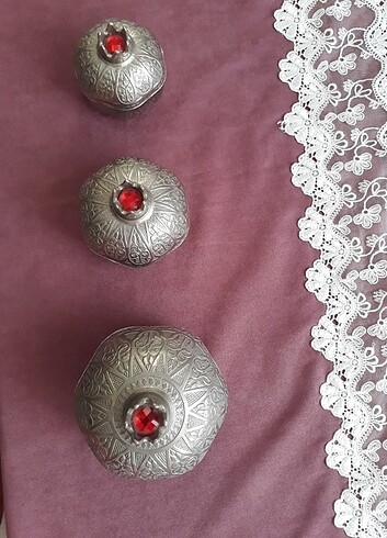 Beden gri Renk Üçlü bakır nar