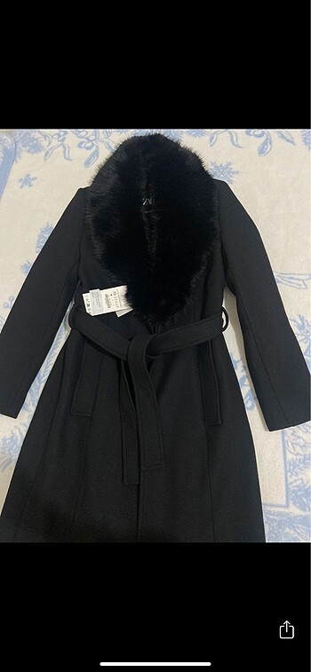 xs Beden Zara Etiketli Yün Karışımlı Kaban