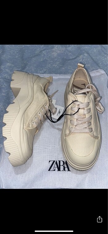 Zara Zara Etiketli Kumaş Spor Ayakkabı