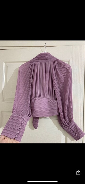 xs Beden Zara Etiketli Pilili Bluz