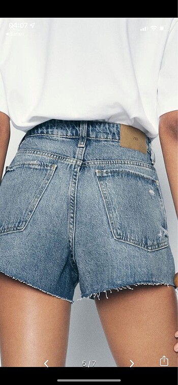 xs Beden Zara Etiketli Şort