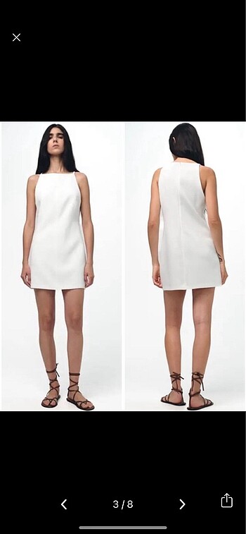 s Beden Zara Zw Collection Elbise