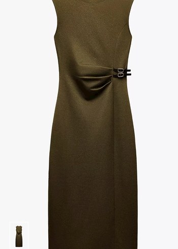 Zara Fitilli Midi Elbise