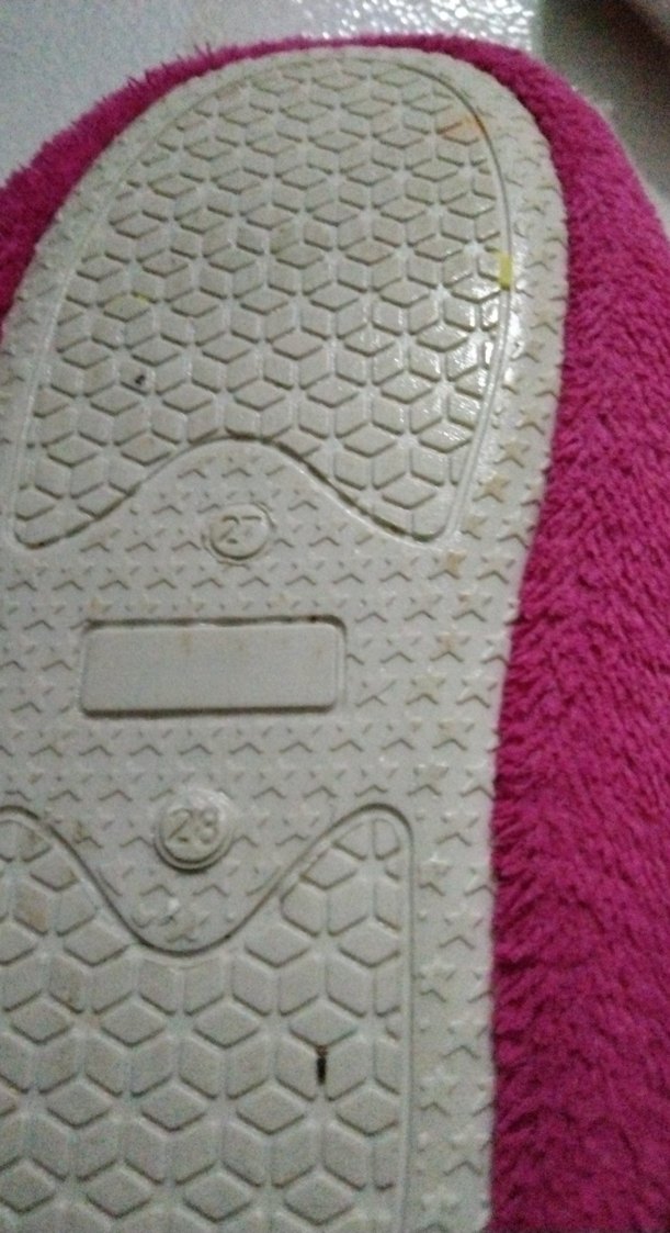 Nakışlı Pembe Kız Çocuk Sıcak ev ayakkabısı - Görsel 3