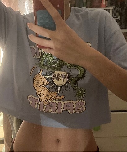 Crop defacto bebek mavi