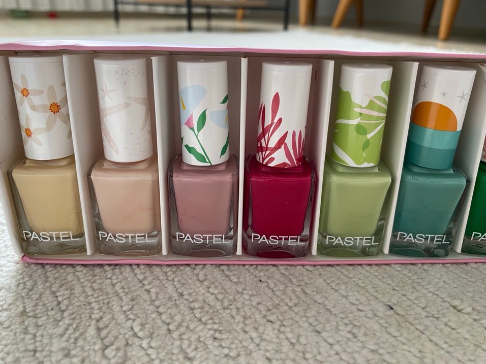 Pastel Çok Renkli Oje Seti - Görsel 5