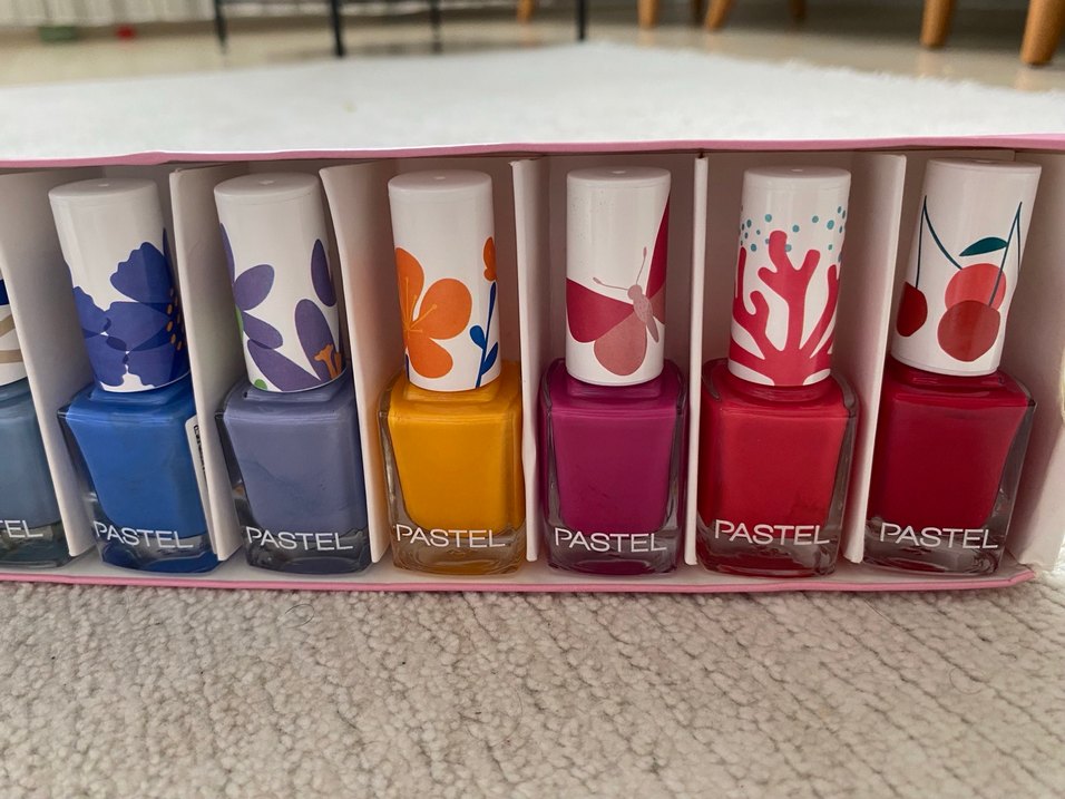 Pastel Çok Renkli Oje Seti - Görsel 4