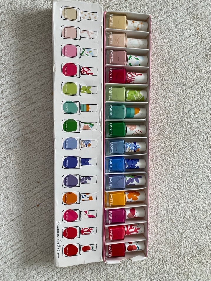 Pastel Çok Renkli Oje Seti - Görsel 2