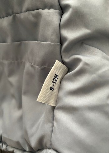 Erkek Çocuk Kapüşonlu Peluş Detaylı Gri Yelek - Görsel 3