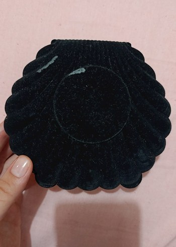 Siyah Kadife Takı Kolye Kutusu - Görsel 3