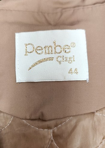 Bej Uzun Düğmeli Kadın Ceket Mont Kaban - Görsel 10