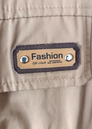 Bej Uzun Düğmeli Kadın Ceket Mont Kaban - Görsel 8