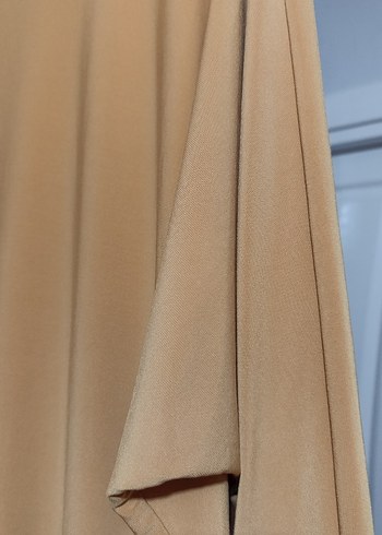 Hardal rengi Yarasa Kol Elbise - Görsel 4