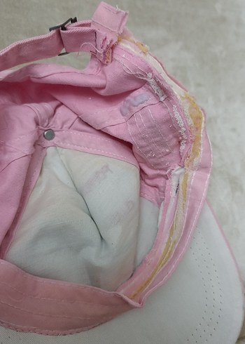 Pembe Pastel Şapka, Tokalı, Spor Tarz - Görsel 6