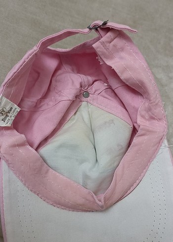 Pembe Pastel Şapka, Tokalı, Spor Tarz - Görsel 7