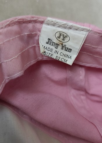 Pembe Pastel Şapka, Tokalı, Spor Tarz - Görsel 8